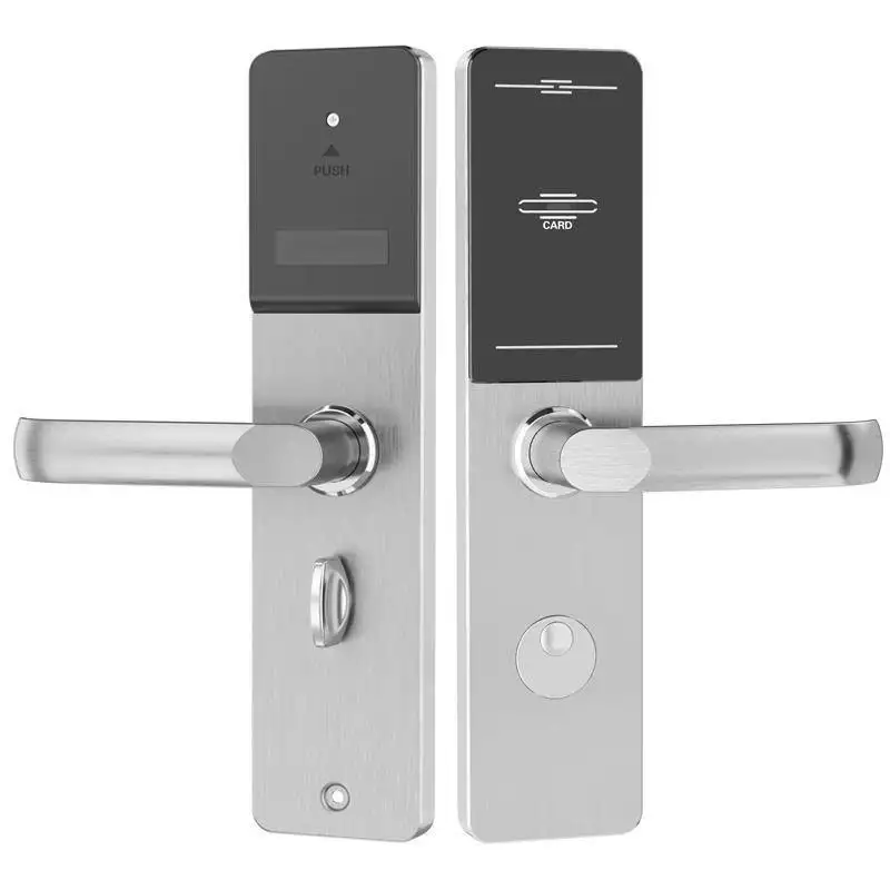 Khóa cửa khách sạn RFID 304 Stainless Steel 330×77 – Smart Card
