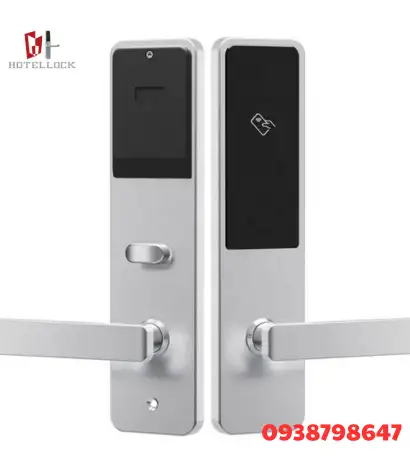 Khóa cửa khách sạn điện tử 304 Inox – Khóa thẻ từ RFID Mortise ACMEEN