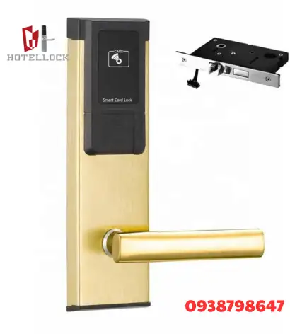 Ổ khóa đầu đọc thẻ thông minh RFID khách sạn cho cửa gỗ