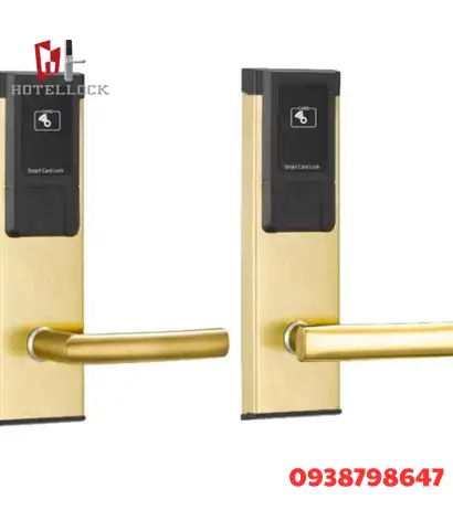 Ổ khóa đầu đọc thẻ thông minh RFID khách sạn cho cửa gỗ