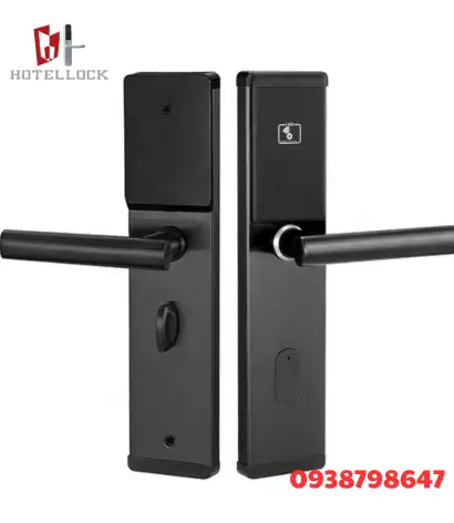 Khóa cửa khách sạn điện tửKhóa cửa điện tử thông minh cho khách sạn là giải pháp được nhiều cơ sở lưu trú lựa chọn nhằm nâng cao tính tiện nghi và an toàn trong quá trình vận hành. Công nghệ RFID cho phép sử dụng thẻ từ để xác thực quyền truy cập, giúp khách hàng thao tác mở cửa nhanh chóng và thuận tiện. Khi kết hợp cùng hệ thống quản lý khóa, sản phẩm còn hỗ trợ cơ sở lưu trú kiểm soát phòng và quyền ra vào một cách chuyên nghiệp hơn. với đầu đọc thẻ RFID 13.56Mhz