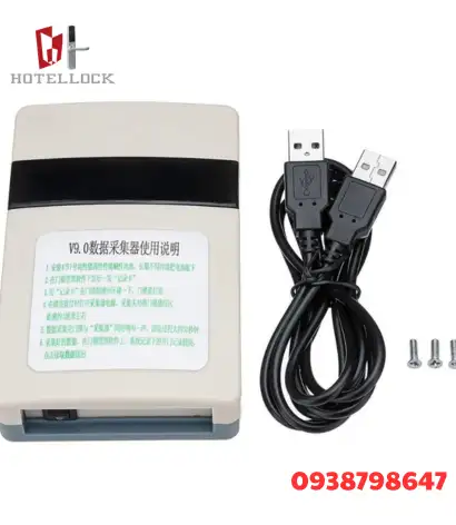 Ổ khóa thẻ khách sạn di động cầm tay, thu thập dữ liệu, đầu đọc thẻ USB, bộ thu dữ liệu USB
