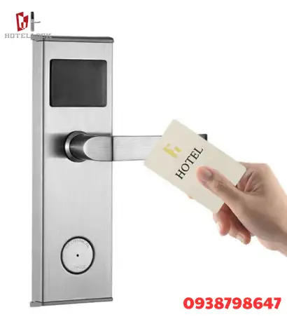 Khóa cửa khách sạn điện tử thông minh thẻ RFID 125Khz