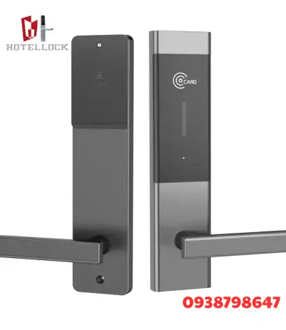 Khóa Cửa Khách Sạn RFID H-2062 Bằng Hợp Kim Nhôm – Thiết Kế Hiện Đại