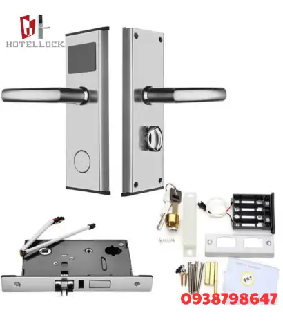 Khóa cửa khách sạn điện tử thông minh thẻ RFID 125Khz