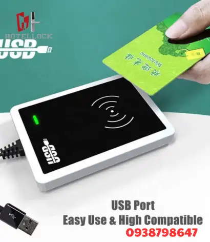 Bộ Mã Hóa Thẻ RFID Temic/M1 Cho Hệ Thống Khóa Cửa Khách Sạn
