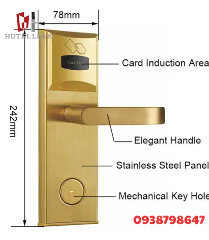 Thẻ từ thông minh Acmeen Hệ thống khóa cửa khách sạn RFID H-101