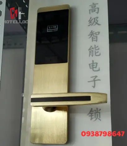 Khóa cảm ứng thông minh khách sạn, khóa cửa kim loại thông minh không chìa