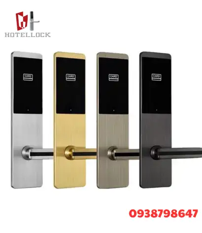 Khóa cảm ứng thông minh khách sạn, khóa cửa kim loại thông minh không chìa