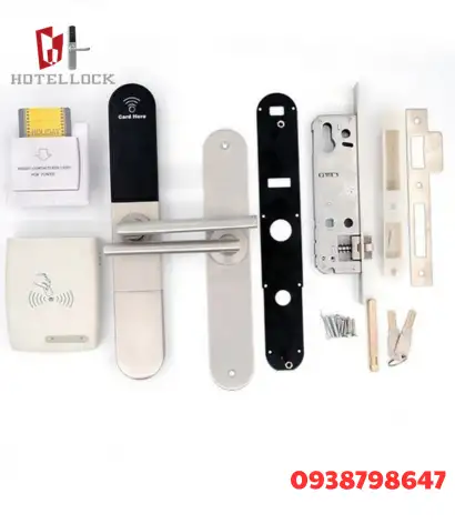 Khóa khách sạn RFID- 3585 khóa cơ khí RFID kiểm soát truy cập cửa khách sạn phù hợp với độ dày cửa 30mm