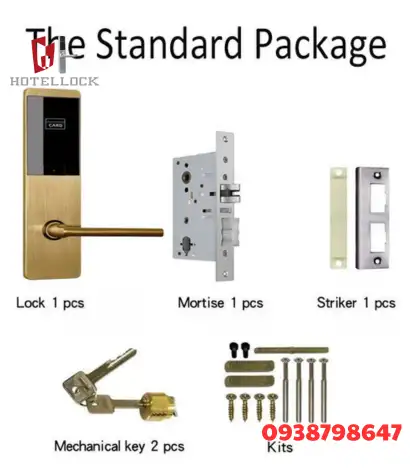 Thẻ khóa kỹ thuật số khách sạn RFID Khóa cửa thông minh khách sạn