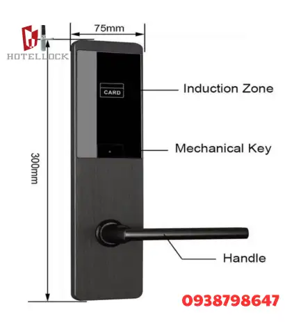 Thẻ khóa kỹ thuật số khách sạn RFID Khóa cửa thông minh khách sạn