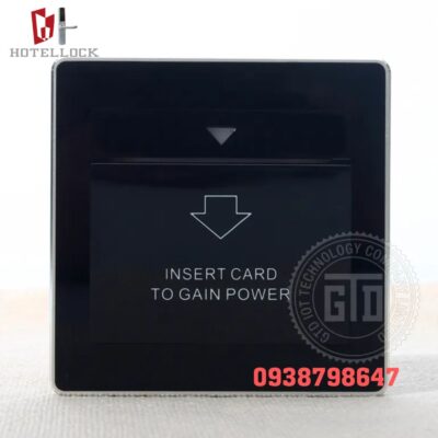 Công tắc cắm thẻ phòng khách sạn CNC 15CKS-BKS