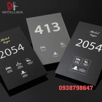 Tấm bảng gắn ở cửa cảm ứng đèn LED 15DDP