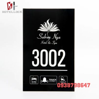 Tấm bảng gắn ở cửa và thiết bị chuyển mạch khách sạn 15DDP-BK-D-2