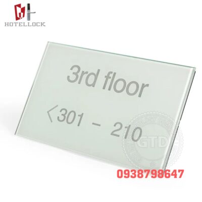 Tấm cửa biển báo phòng khách sạn 15DSP
