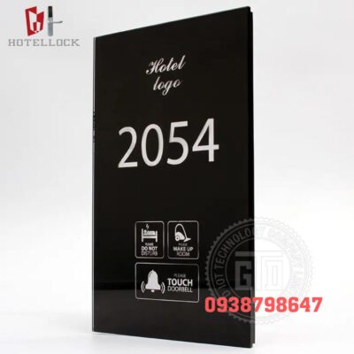Tấm cửa cảm ứng điện tử phòng khách sạn 15DTD-GBK