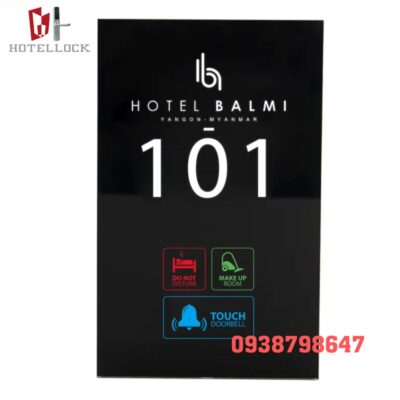 Bảng điện tử cảm ứng thông minh khách sạn 15DTD-P-BK