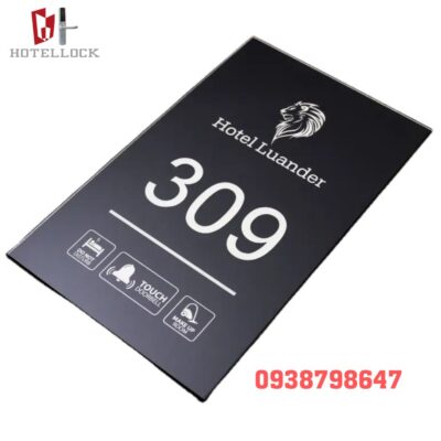 Bảng điều khiển kính cường lực thông minh khách sạn 15DTDP-BK-1