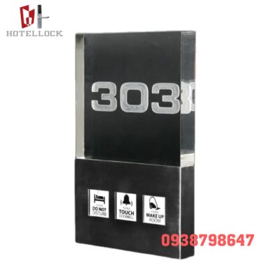 Bảng điện tử gắn phòng khách sạn thông minh pha lê 18ADP