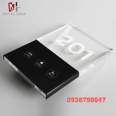 Tấm bảng phòng khách sạn tinh thể cảm ứng 18ADP-A