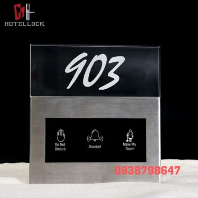 Bảng điện tử gắn phòng khách sạn tinh thể thủy tinh 18ADP4