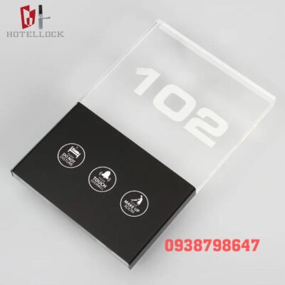 Bảng phòng khách sạn kính tinh thể 18ADP6