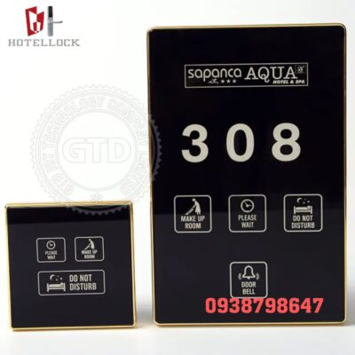 Tấm bảng gắn cửa phòng khách sạn đèn LED 3G12DP-GD