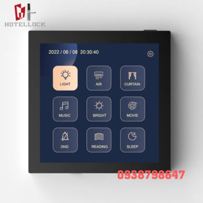 Bảng Điều Khiển Đa Năng Khách Sạn Thông Minh 4PL-AI