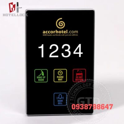 Bảng điện tử phòng khách sạn cảm ứng châu âu G12DP-4EU