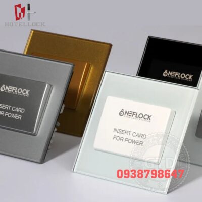 Công tắc thẻ khách sạn kính cường lực G13KS