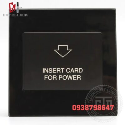 Công Tắc Giữ Thẻ Thủy Tinh Pha Lê 30A G13KS-GBK
