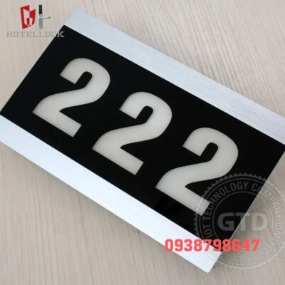 Biển số phòng khách sạn G19FNS