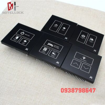 Bảng điều khiển phòng khách sạn cảm ứng G1TS-BK-1