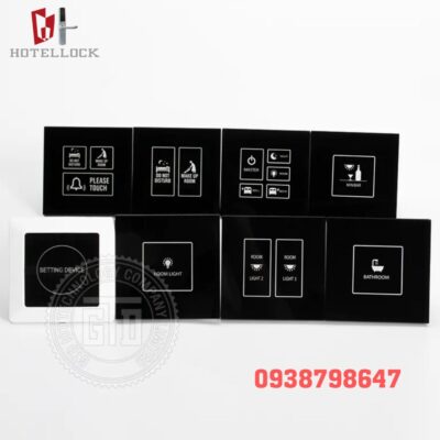 Bảng điều khiển cảm ứng thông minh khách sạn G1TS-BK-3