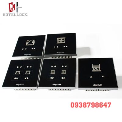 Công tắc cảm ứng điều khiển kính cường lực khách sạn G1TS-CC