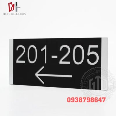 Bảng số phòng khách sạn GTD