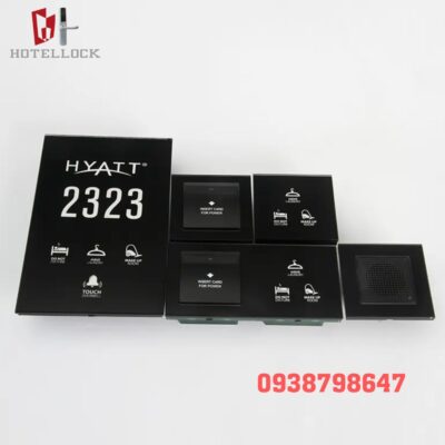 Bảng số phòng LED cảm ứng chức năng giặt ủi...15DDP-2BK