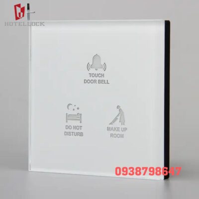 Tấm bảng gắn cửa phòng khách sạn cảm ứng 15DDP-WH86-AC