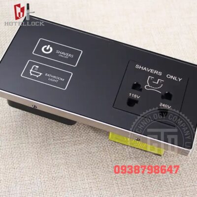Ổ cắm công tắc cảm ứng hợp kim kẽm G12U-2TS