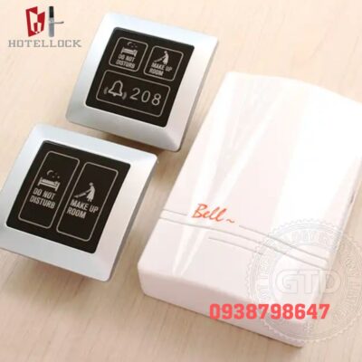 Công tắc chuông cửa màu bạc G2TD2