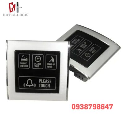 Bộ điều khiển màn hình cảm ứng đèn led khung nhôm khách sạn G8TB