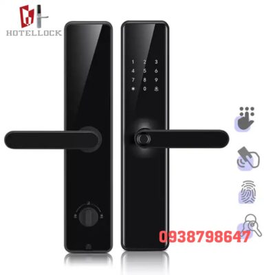 Khóa cửa thông minh mật mã vân tay sinh trắc học GL590