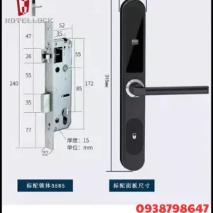 TThotel RFID tay nắm cửa-Khóa cửa khách sạn thẻ RFID