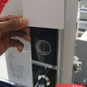 Bộ khóa cửa hệ thống kiểm soát an ninh khách sạn với tay nắm thẻ RFID