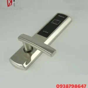 Khóa cửa thông minh khách sạn điện tử RFID bằng thép không gỉ cho độ dày cửa từ 38mm đến 70mm
