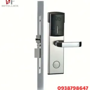 Khóa thông minh chất liệu thép không gỉ tốt với chìa khóa RFID kiểm soát truy cập cửa khách sạn, khóa điện tử