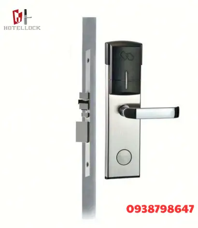 RFID (16) Khóa thông minh chất liệu thép không gỉ tốt với chìa khóa RFID kiểm soát truy cập cửa khách sạn, khóa điện tử