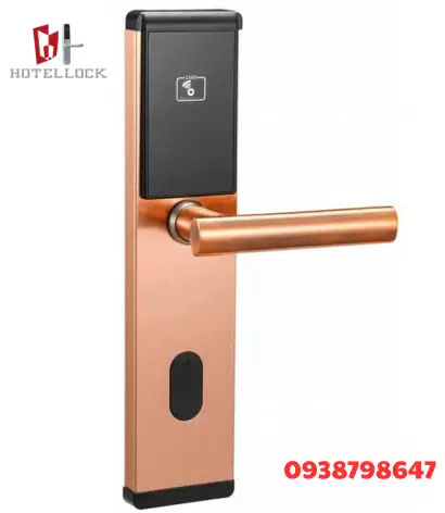 RFID (18) Khóa cửa khách sạn điện tửKhóa cửa điện tử thông minh cho khách sạn là giải pháp được nhiều cơ sở lưu trú lựa chọn nhằm nâng cao tính tiện nghi và an toàn trong quá trình vận hành. Công nghệ RFID cho phép sử dụng thẻ từ để xác thực quyền truy cập, giúp khách hàng thao tác mở cửa nhanh chóng và thuận tiện. Khi kết hợp cùng hệ thống quản lý khóa, sản phẩm còn hỗ trợ cơ sở lưu trú kiểm soát phòng và quyền ra vào một cách chuyên nghiệp hơn. với đầu đọc thẻ RFID 13.56Mhz