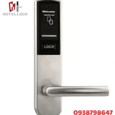 Khóa cửa cảm ứng khách sạn bằng thẻ RFID thông minh thép không gỉ 304